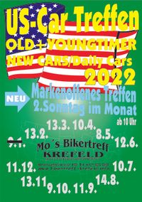 US-Car Treffen 2022 Mo´s Bikertreff Krefeld Niederrhein Ruhrpott Rheinland